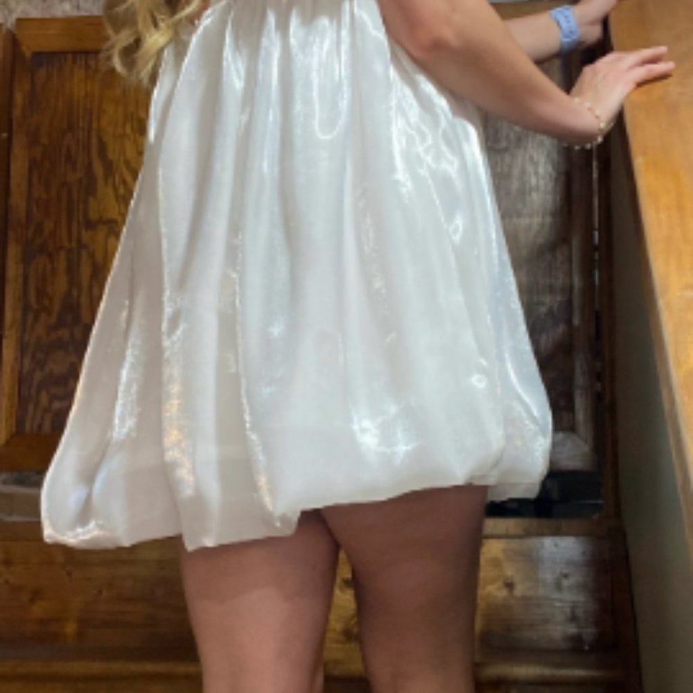 Molly Green White Angel Mini Dress